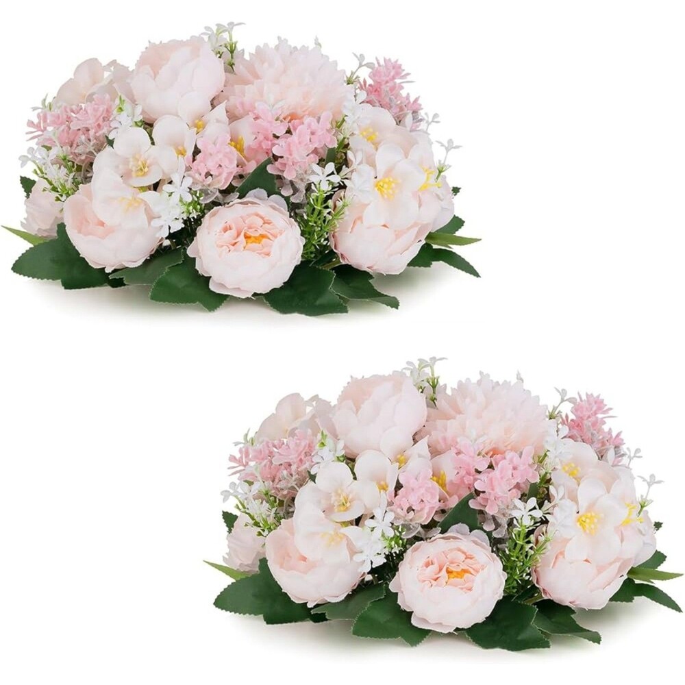 2 Pink Centerpiece Flower Balls NEW